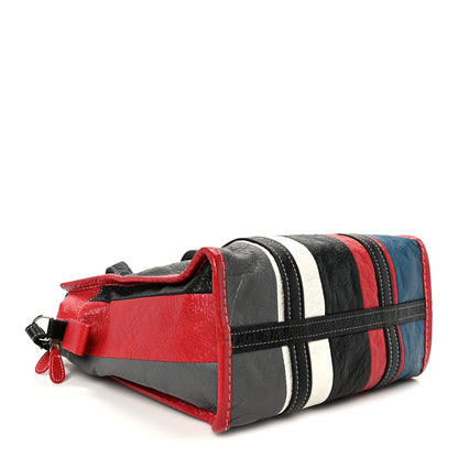 Balenciaga Agneau Arena Multicolore S Bazar Shopper Tote Grey White Black Red Blue 4 of 11