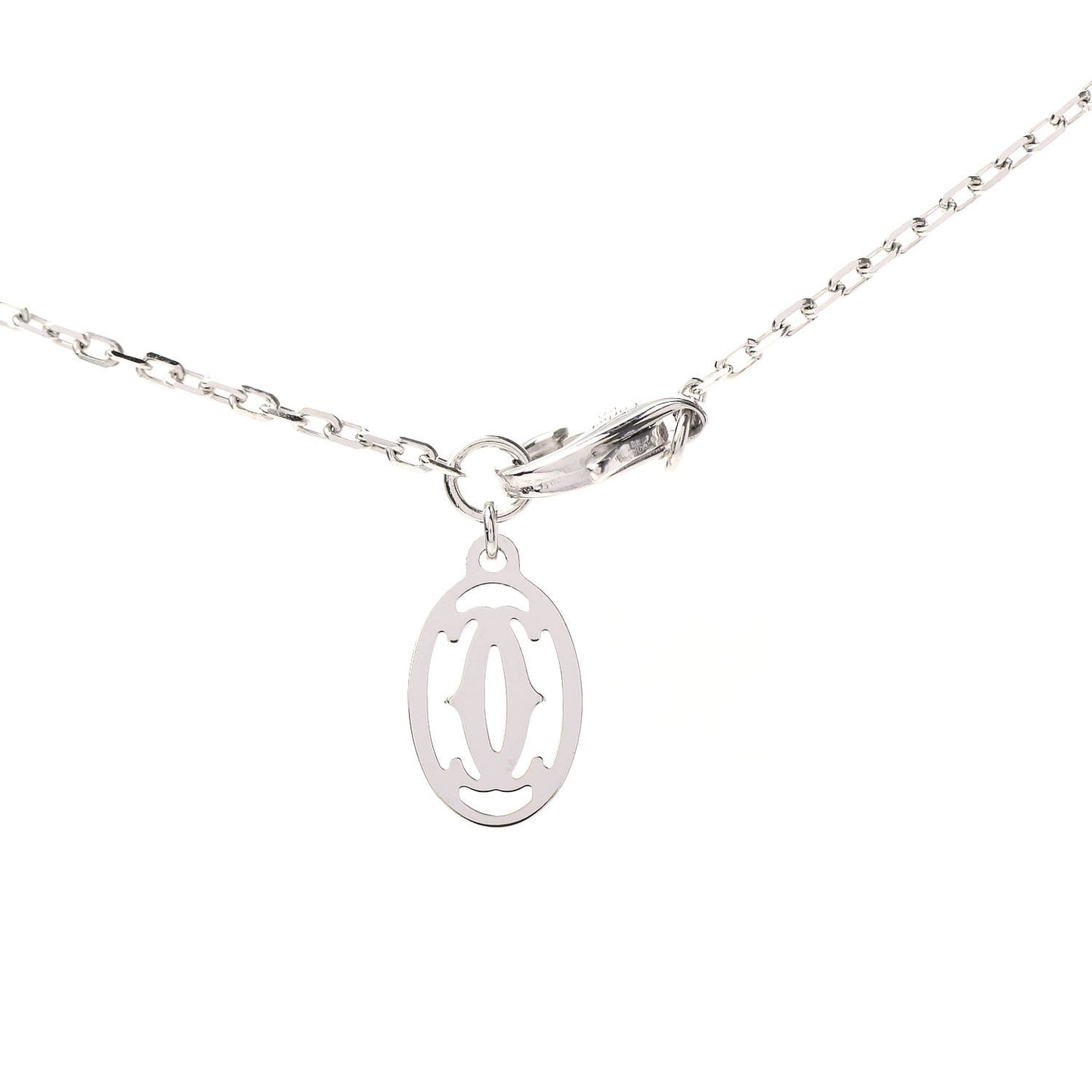 18K White Gold Diamond SM D'Amour Pendant Necklace