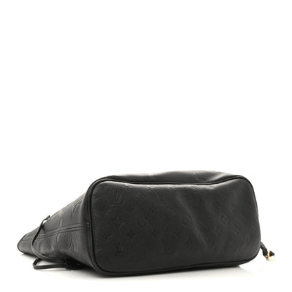 Louis Vuitton Empreinte Monogram Giant Neverfull MM Black 5 of 12