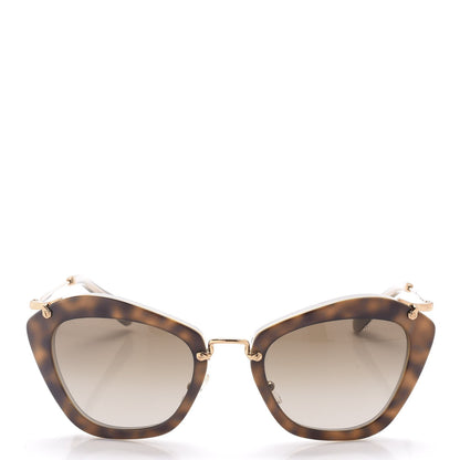 Miu Miu Cat Eye Sunglasses SMU10N Havana 4 of 8