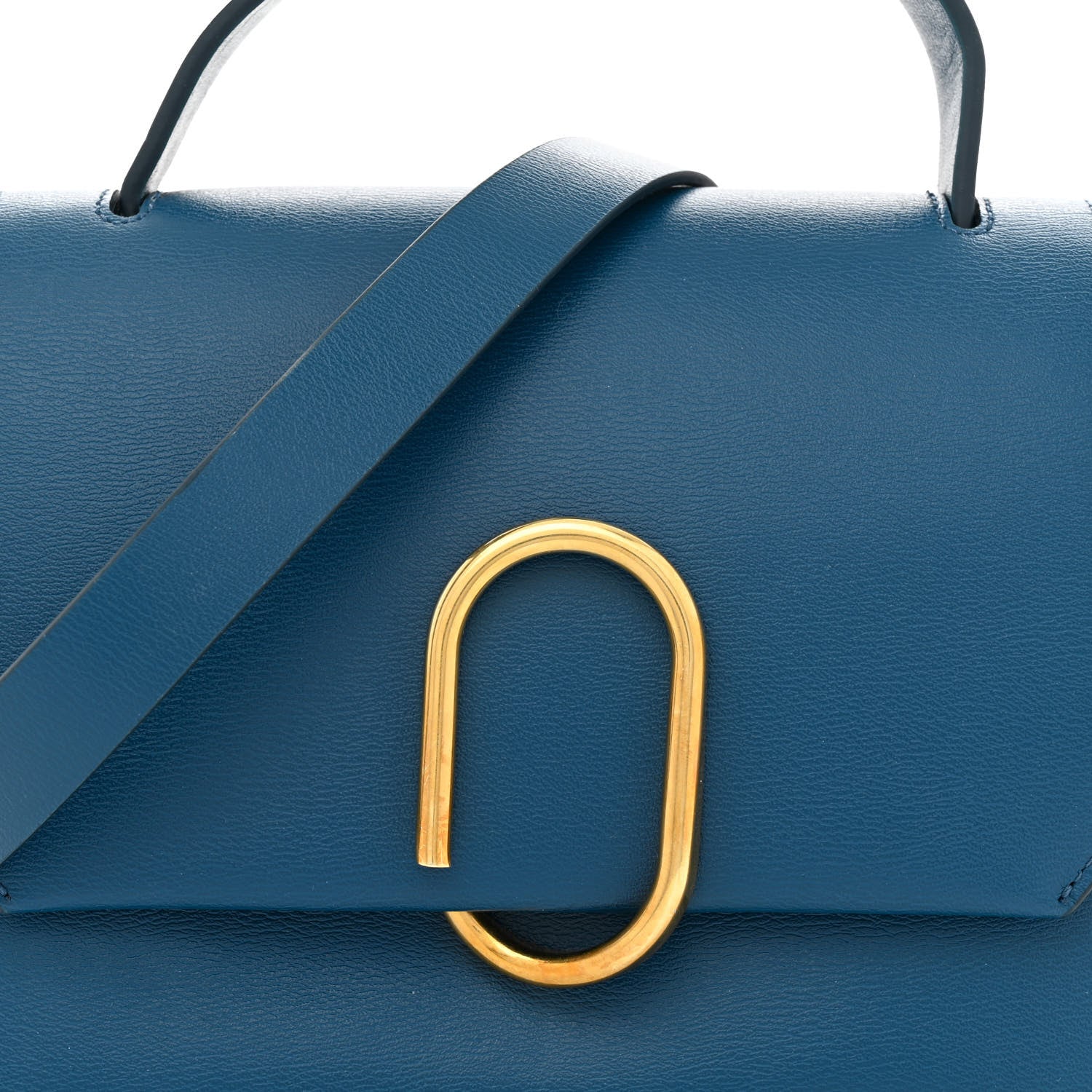 3.1 Phillip Lim Smooth Calfskin Mini Alix Top Handle Satchel Lapis 7 of 13