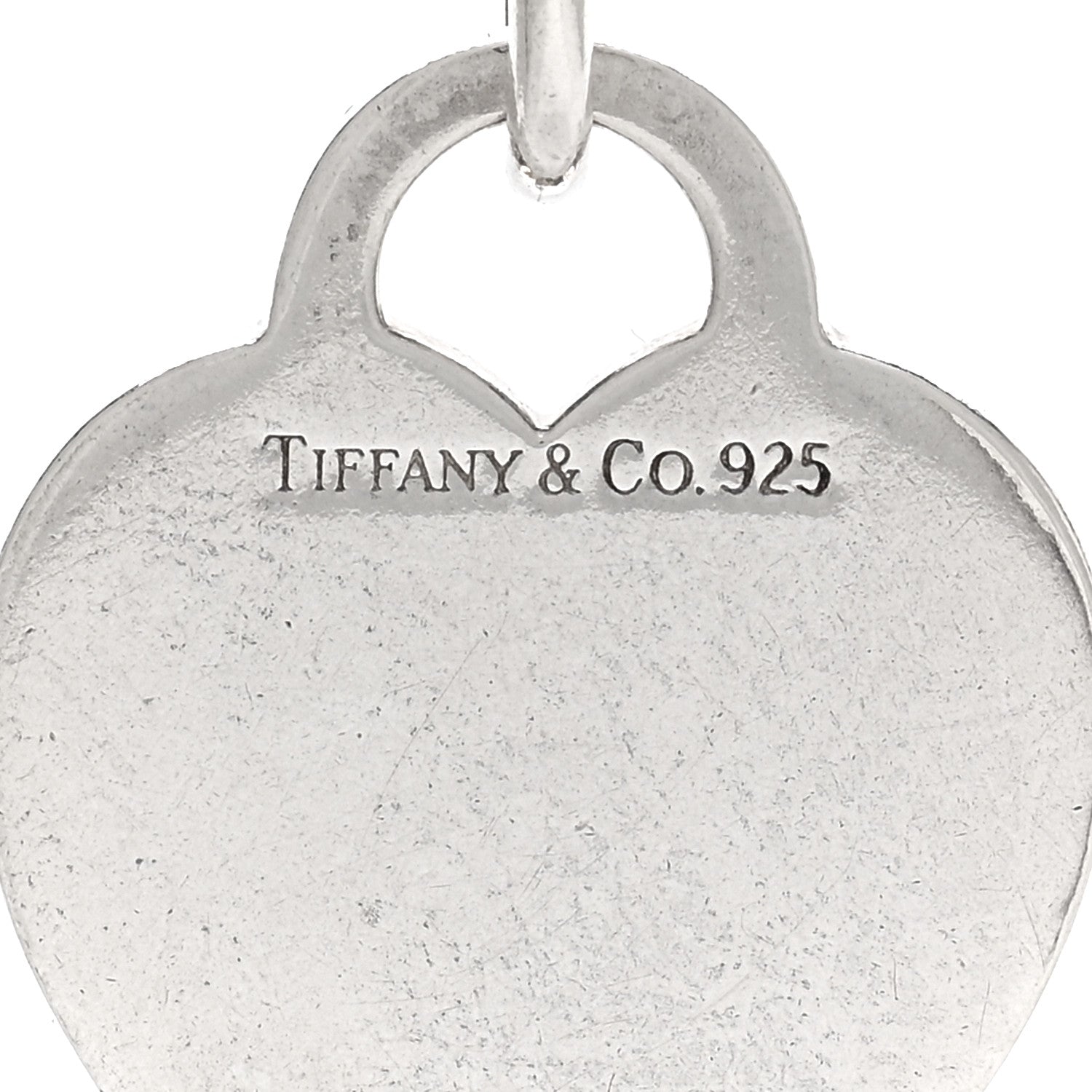 Tiffany Sterling Silver Letter L Heart Charm 3 of 3