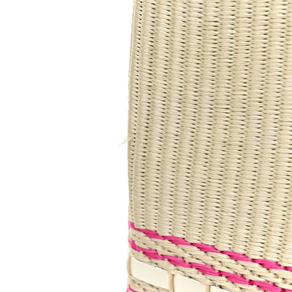Christian Dior Raffia Medium Lady Dior Pink 14 of 14