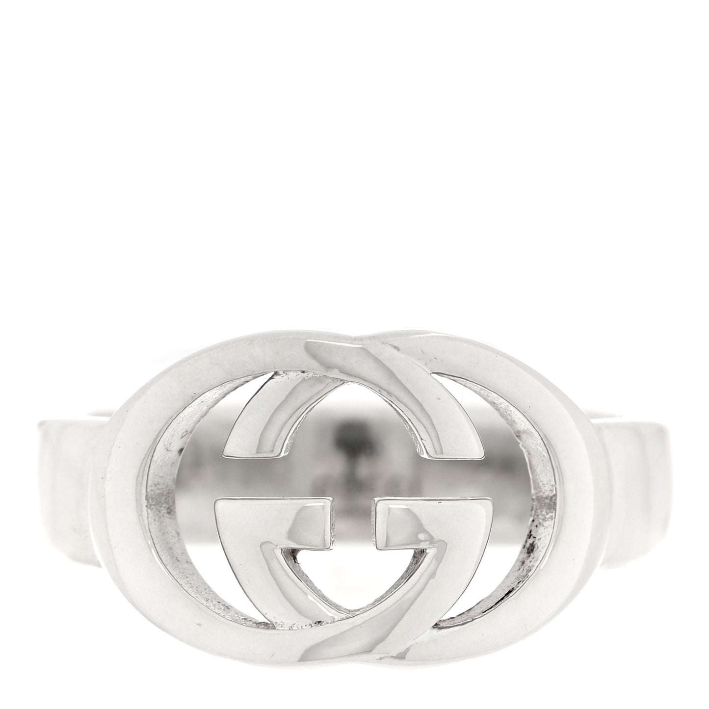 Sterling Silver Interlocking G Ring 54 7