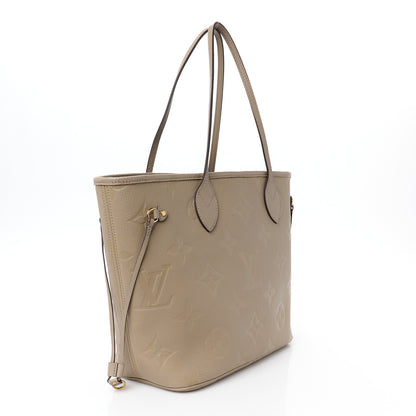Louis Vuitton Empreinte Monogram Giant Neverfull MM Tourterelle 4 of 14