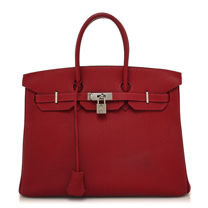 Hermes Togo Birkin 35 Rouge Vif 1 of 13