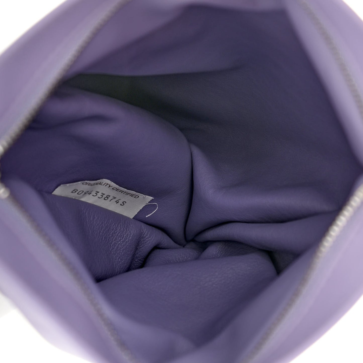 Calfskin Mini BV Twist Lavender