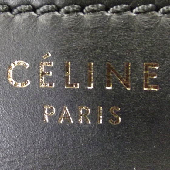 Celine Leather Mini Luggage Bag Black 7 of 9