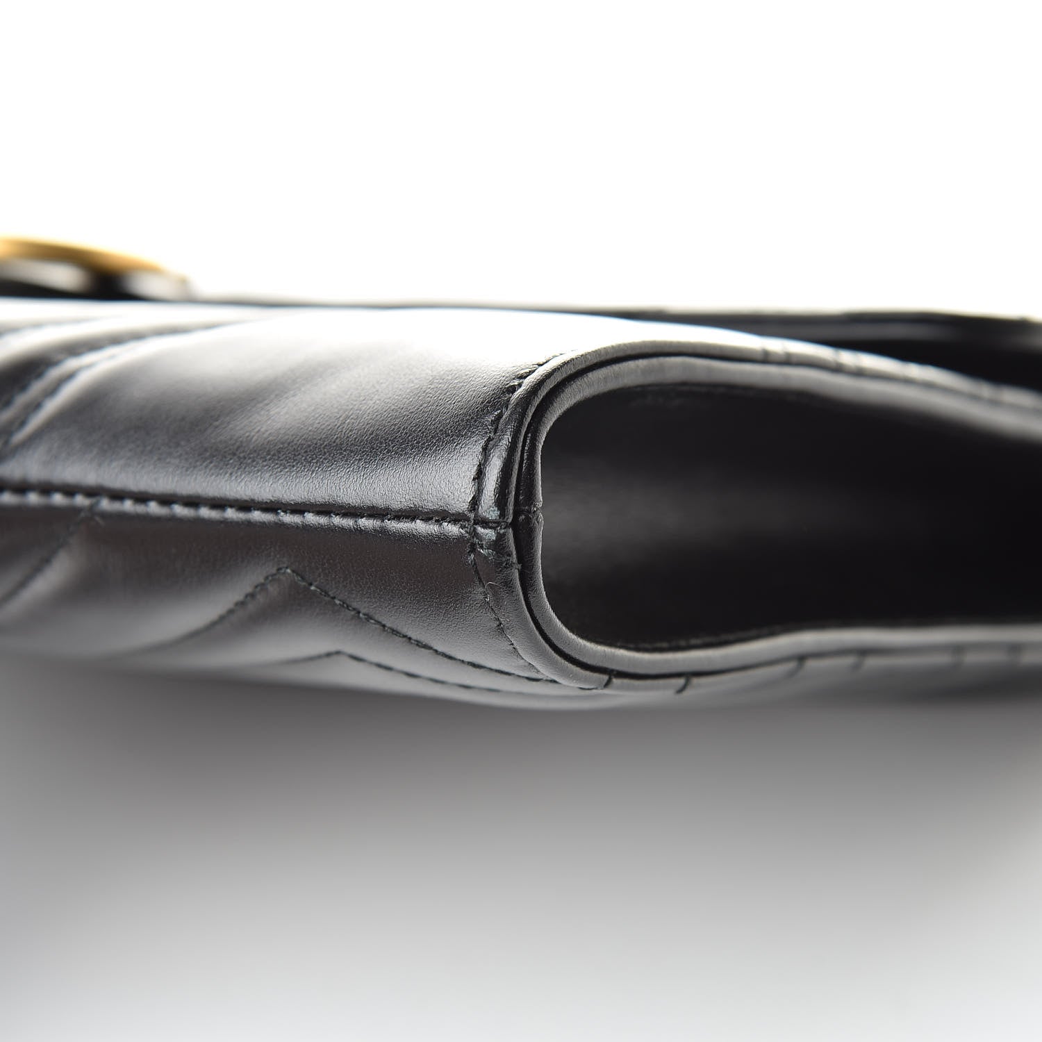 Gucci Calfskin Matelasse GG Marmont Clutch Black 10 of 10