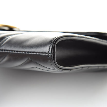 Gucci Calfskin Matelasse GG Marmont Clutch Black 10 of 10