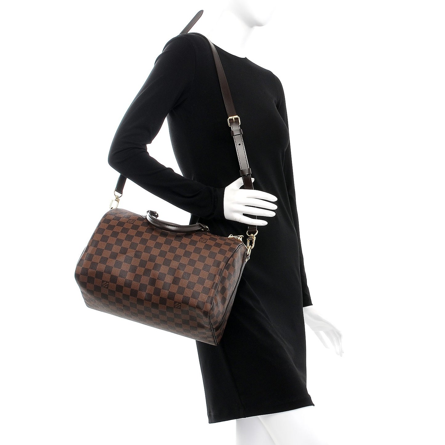Damier Ebene Speedy Bandouliere 30
