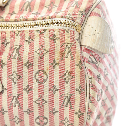 Louis Vuitton Mini Lin Croisette Speedy 30 Rouge 14 of 18