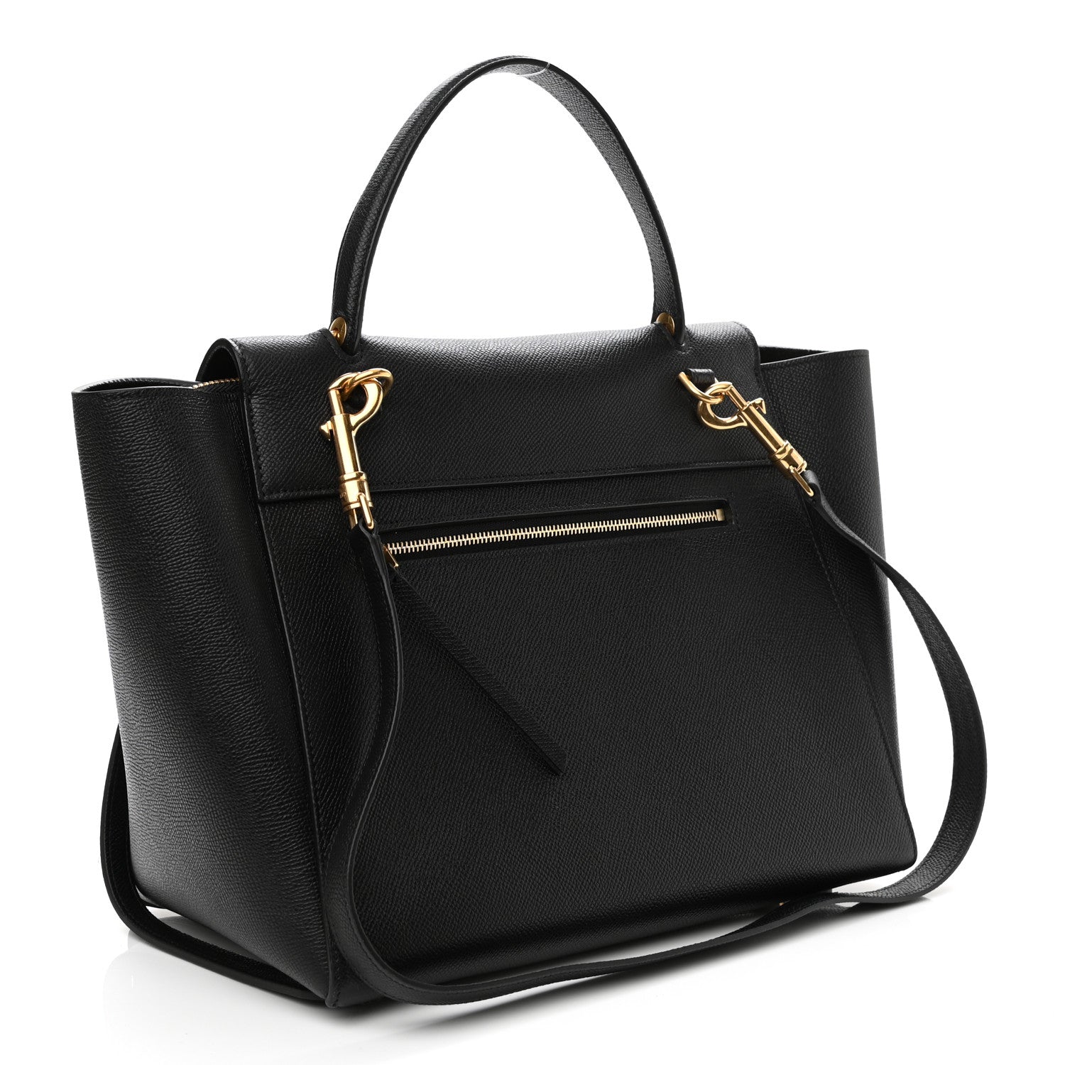 Celine Grained Calfskin Mini Belt Bag Black 3 of 12