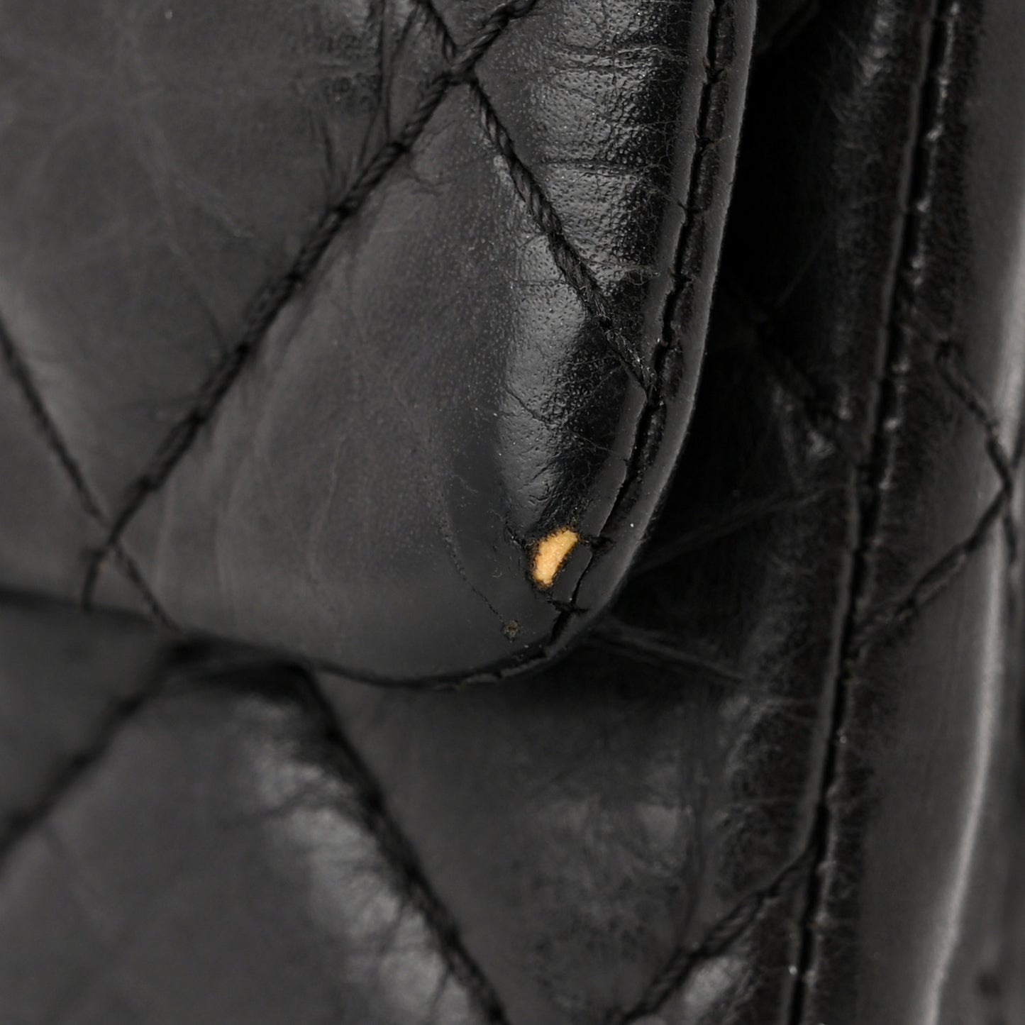 Aged Calfskin Quilted 2.55 Reissue 226 Flap Black