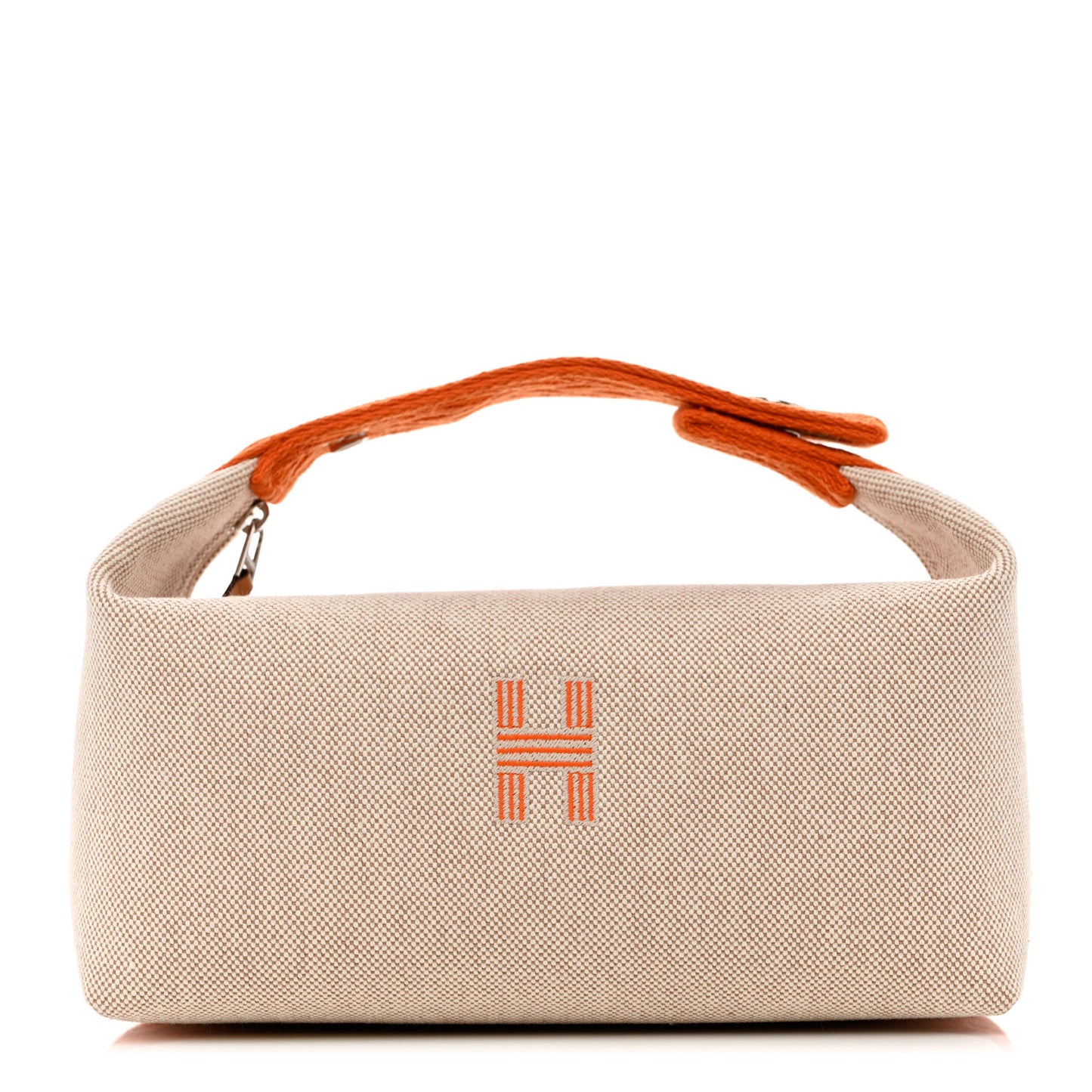 Canvas Small Bride-A-Brac Pouch Natural Orange