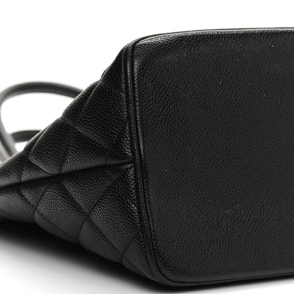 Chanel Caviar Quilted Medallion Tote Black 16 of 19