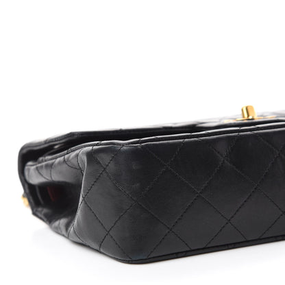 Chanel Lambskin Quilted Small Double Flap Black 7 of 16