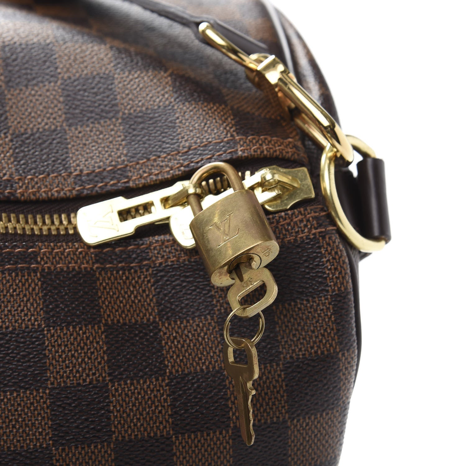Louis Vuitton Damier Ebene Keepall Bandouliere 55 9 of 13