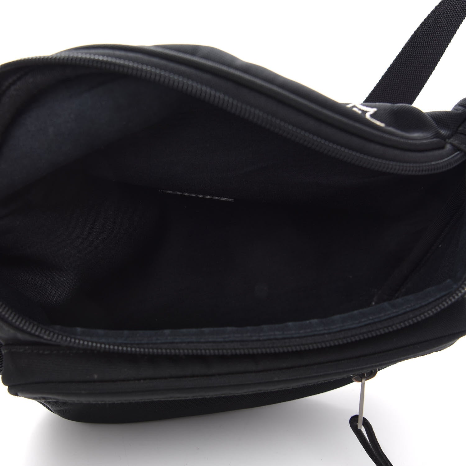 Balenciaga Nylon Canvas Explorer Beltpack Black White 5 of 10