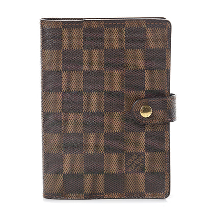 Louis Vuitton Damier Ebene Small Ring Agenda Cover 1 of 5
