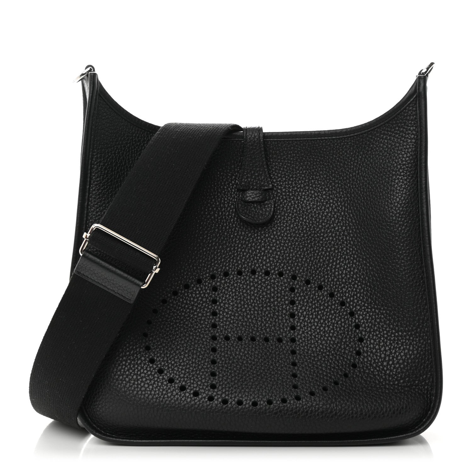 Hermes Taurillon Clemence Evelyne III PM Black 1 of 10