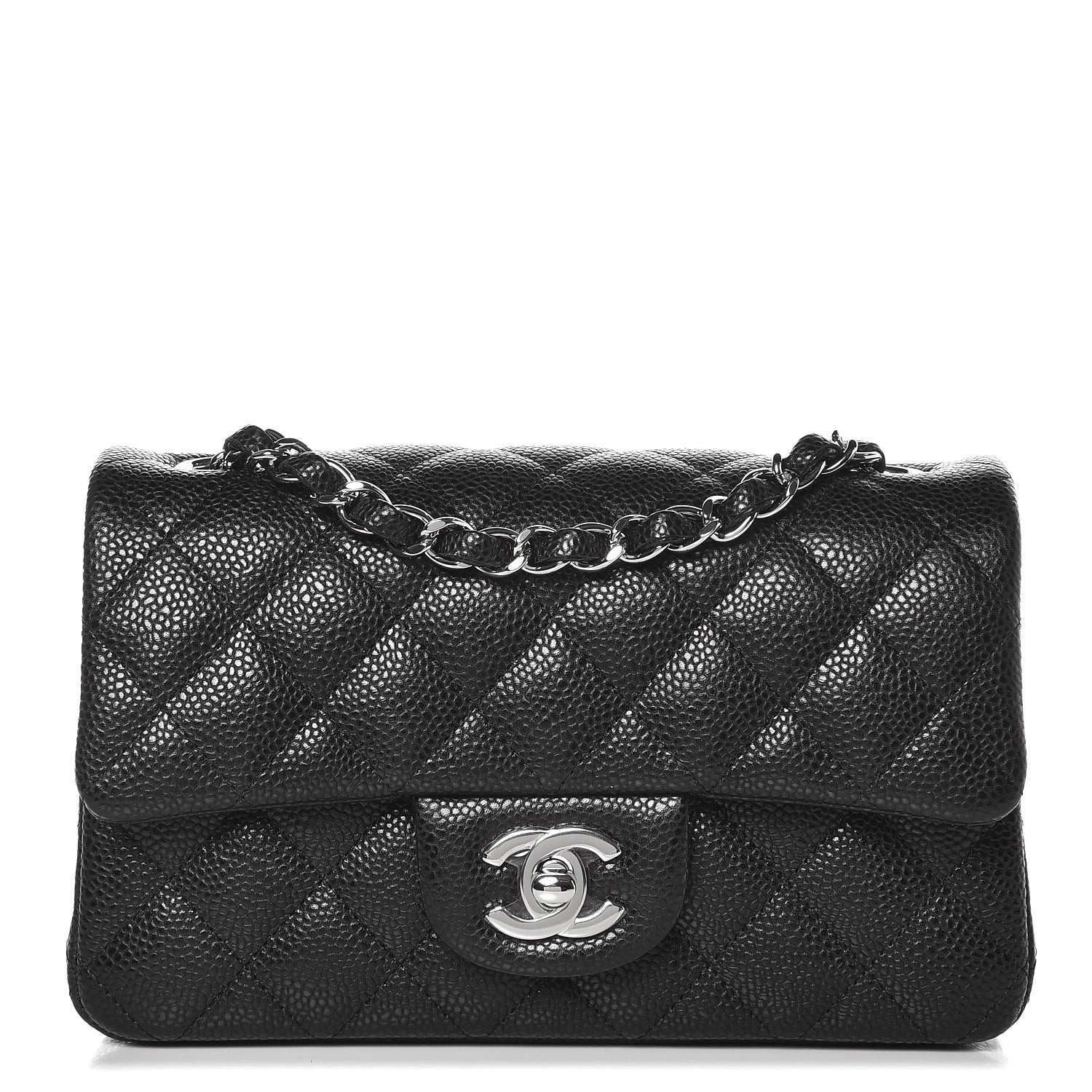 Chanel Caviar Quilted Mini Rectangular Flap Black 1 of 8