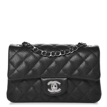 Chanel Caviar Quilted Mini Rectangular Flap Black 1 of 8