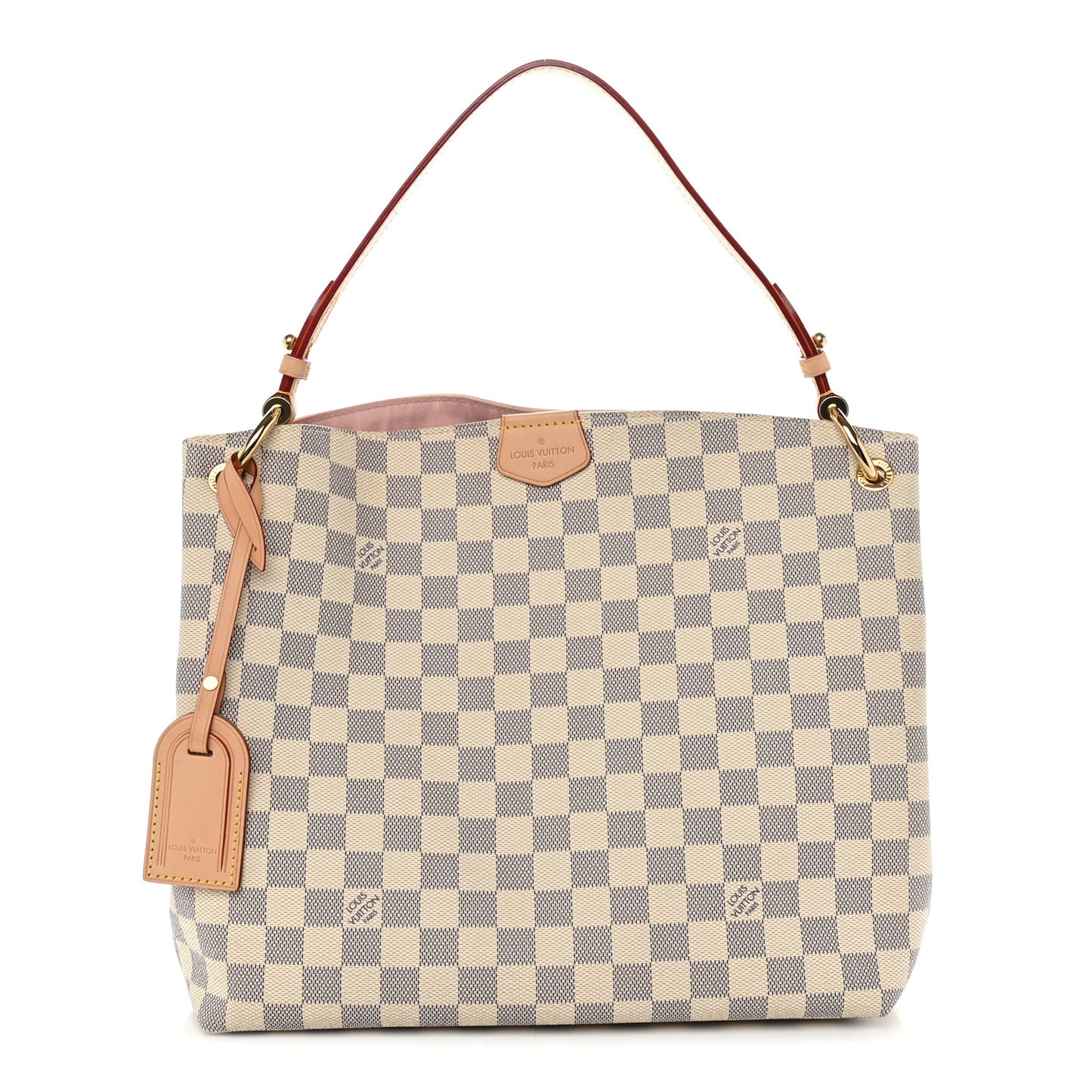 Damier Azur Graceful PM Rose Ballerine
