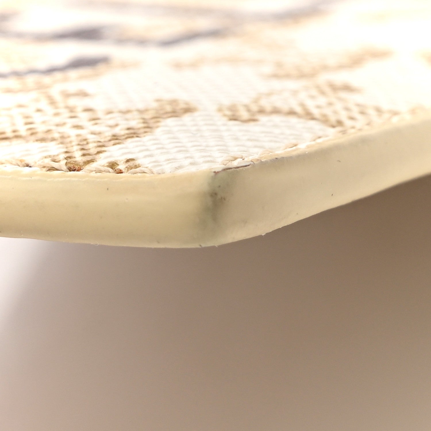 Celine Triomphe Canvas Card Holder White 8 of 10