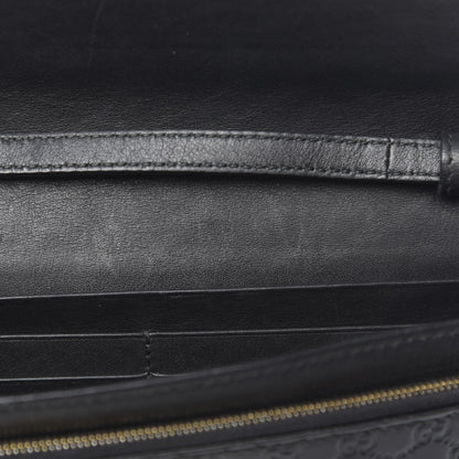 Gucci Microguccissima Crossbody Wallet Black 5 of 10