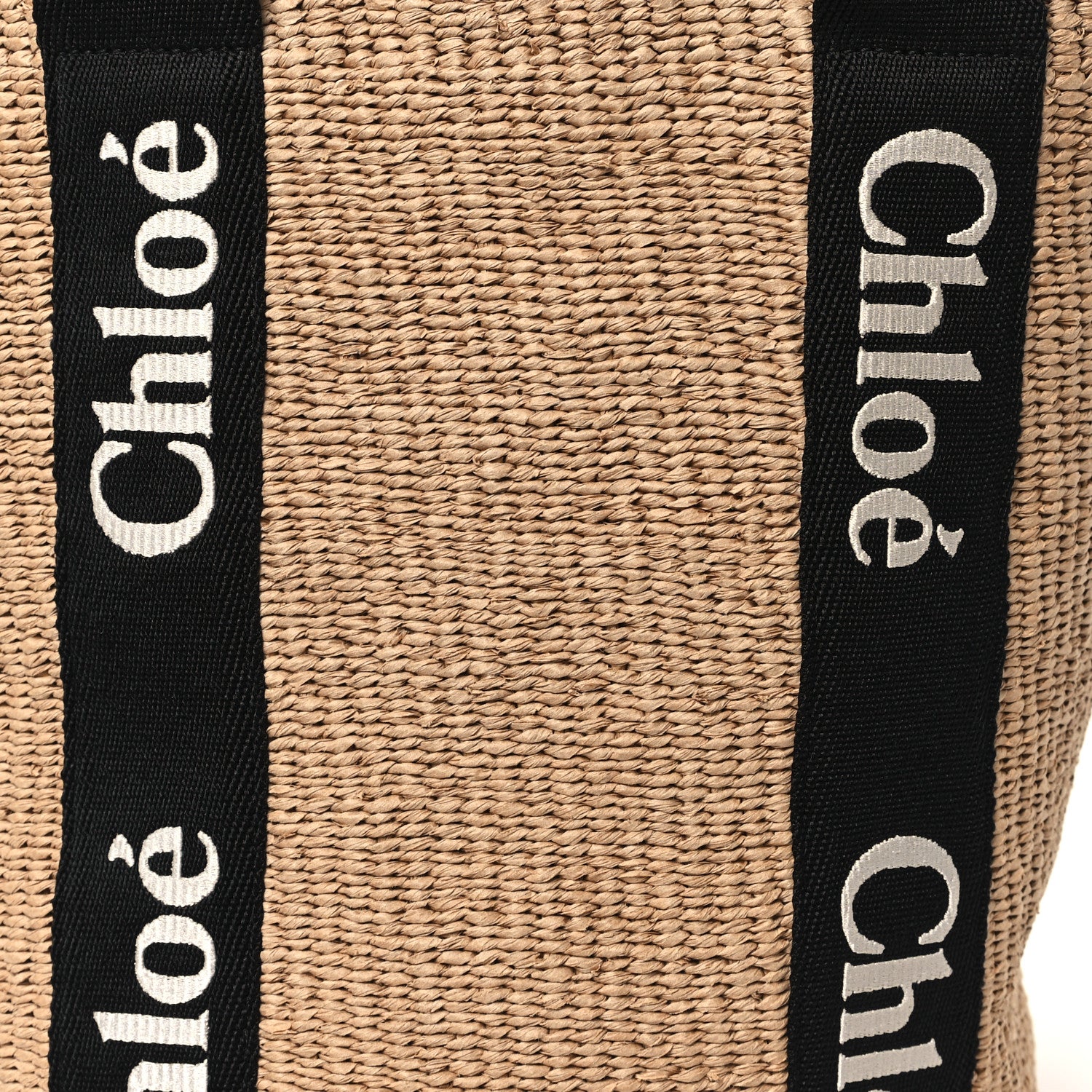 Chloe X MIFUKO Raffia Large Woody Basket Bag Black 7 of 9