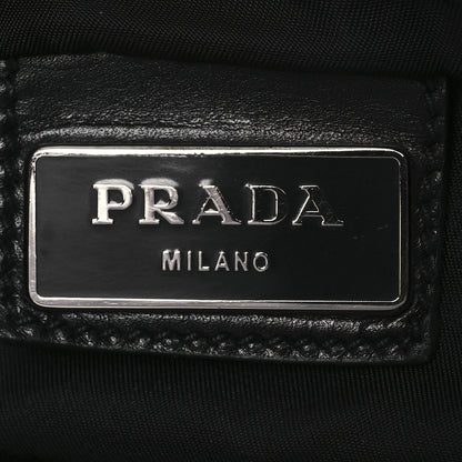 Prada Nylon Vela Flat Messenger Bag Black 6 of 16
