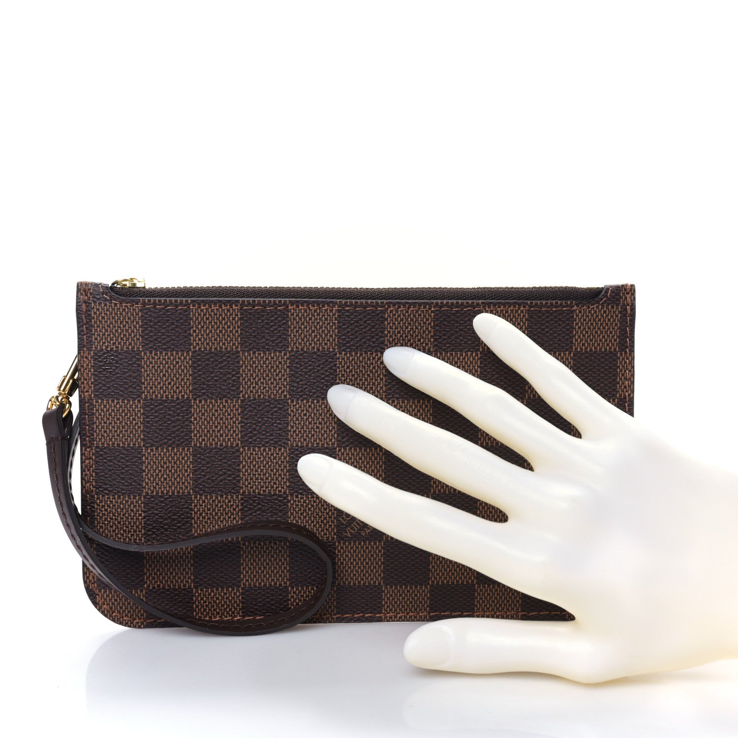 Louis Vuitton Damier Ebene Neverfull PM Pochette 2 of 8