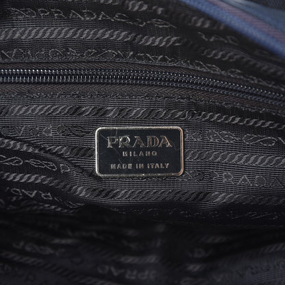 Prada Tessuto Nylon Tote Navy 6 of 9