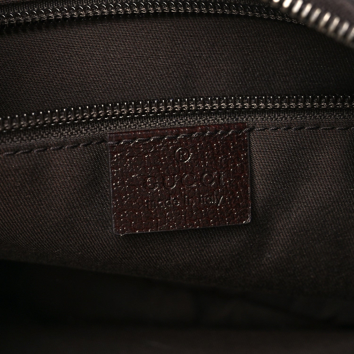 Gucci Monogram Medium Half Moon Hobo Dark Brown 5 of 8