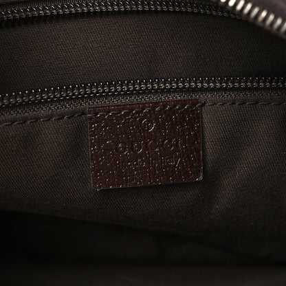 Gucci Monogram Medium Half Moon Hobo Dark Brown 5 of 8