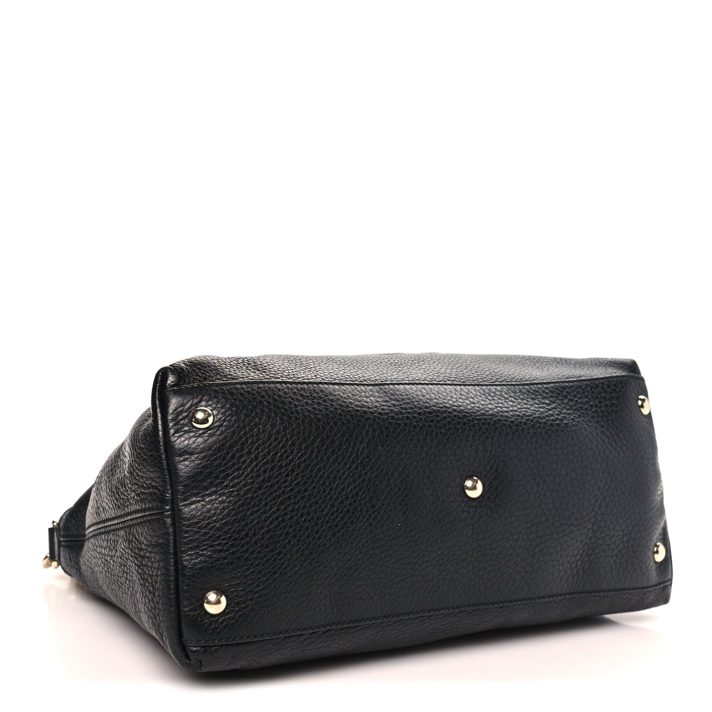 Cellarius Calfskin Small Soho Top Handle Satchel Black