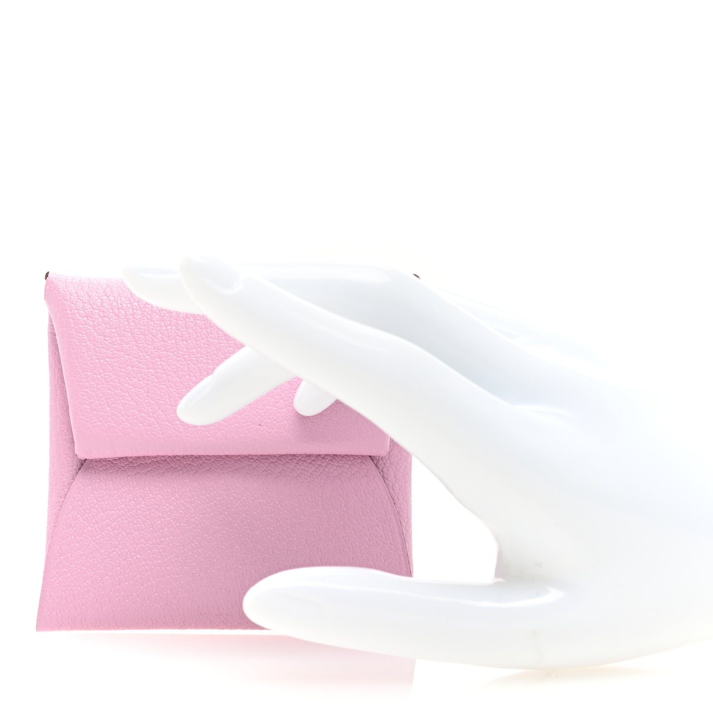Chevre Mysore Bastia Coin Purse Mauve Sylvestre