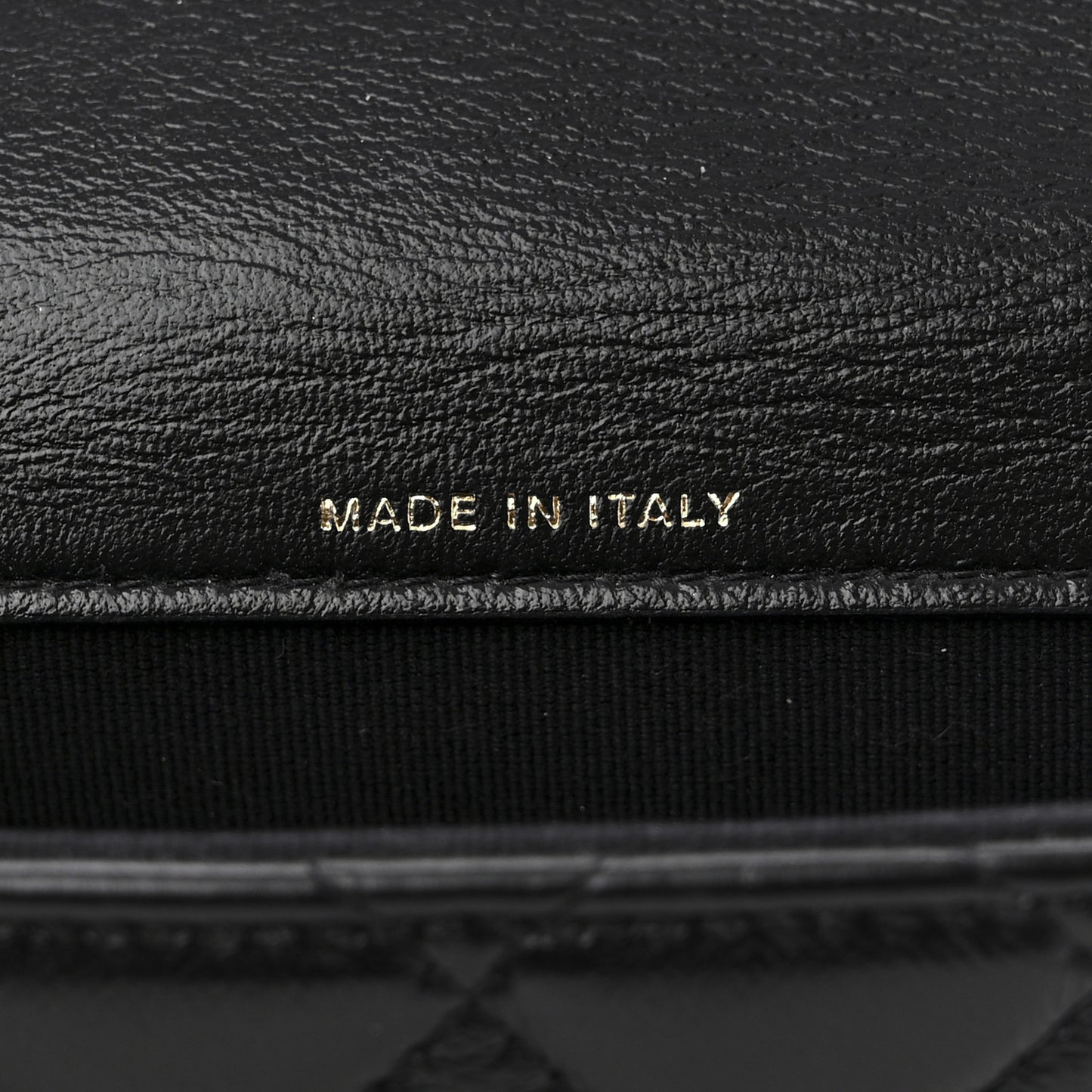Lambskin Quilted Mini Flap Bag Black