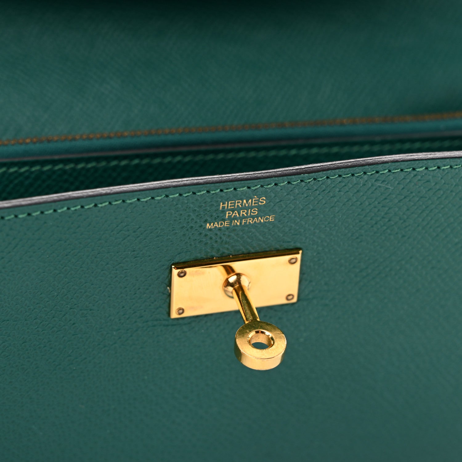 Hermes Epsom Kelly Longue Wallet Malachite 6 of 9