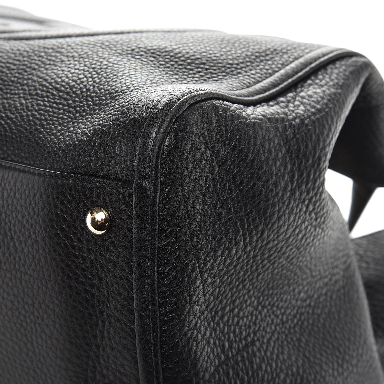 Gucci Pebbled Calfskin Medium Soho Shoulder Bag Black 9 of 11