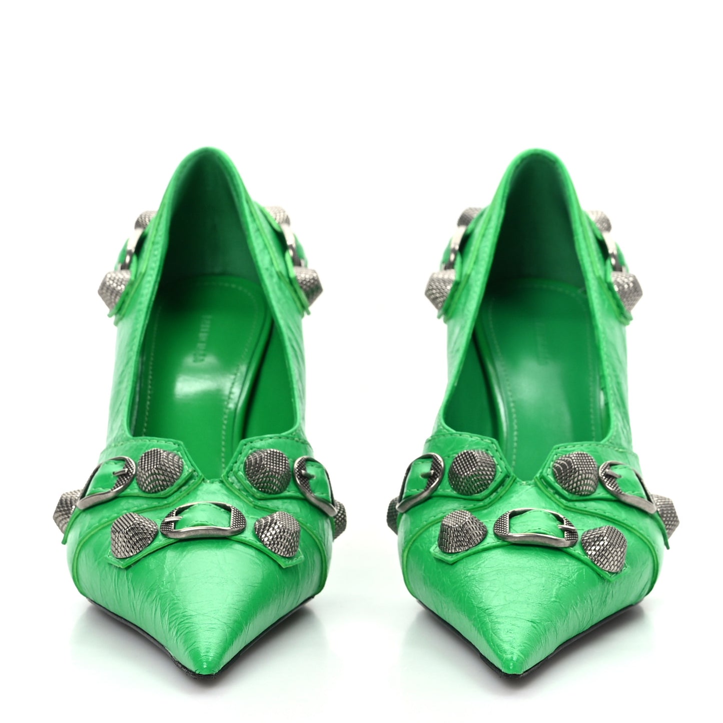 Agneau Arena Cagole 90mm Pumps 37 Vivid Green