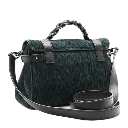Mulberry Suede Leopard Print Mini Alexa Mulberry Green 3 of 9