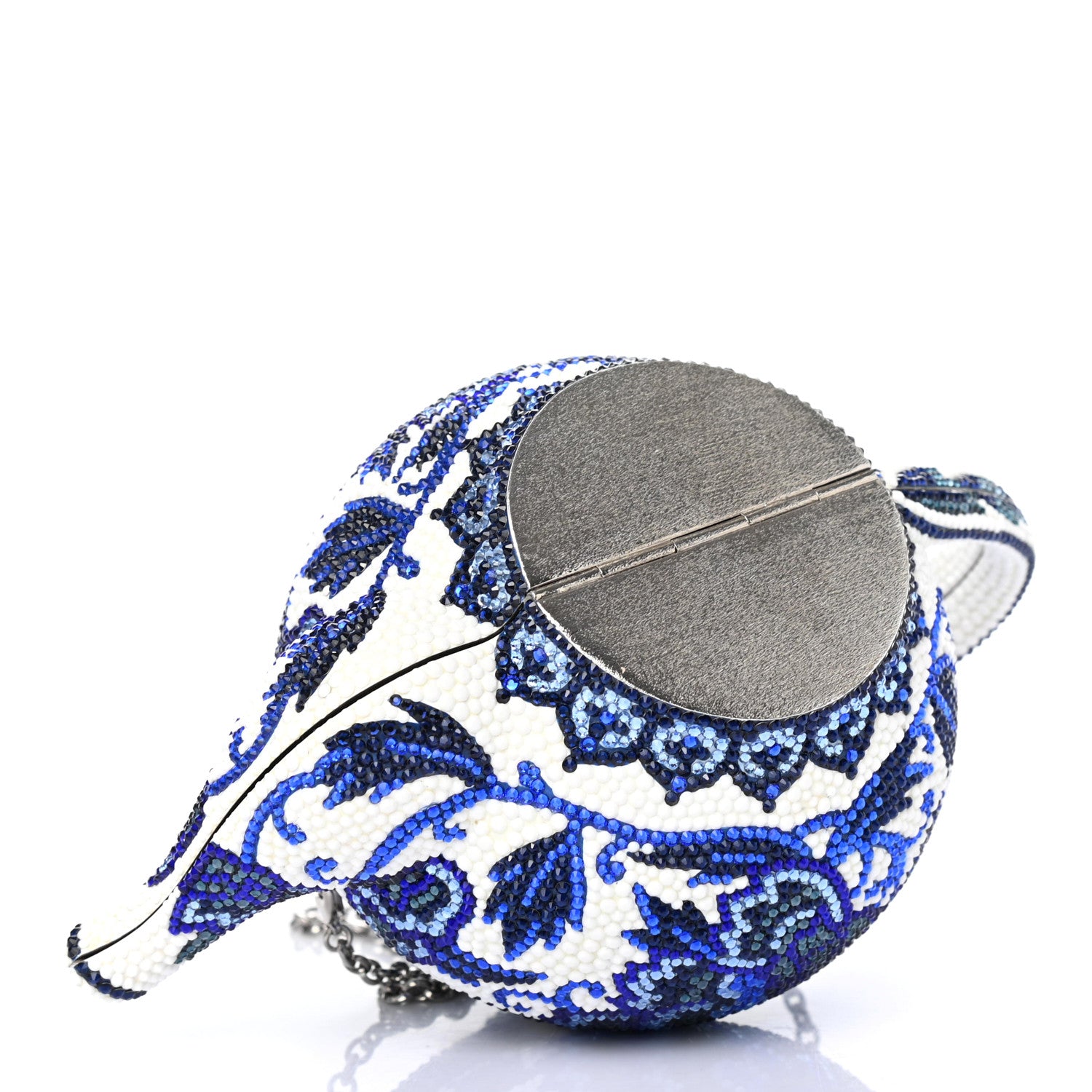 Judith Leiber Ming Crystal Teapot Clutch Cobalt 3 of 4