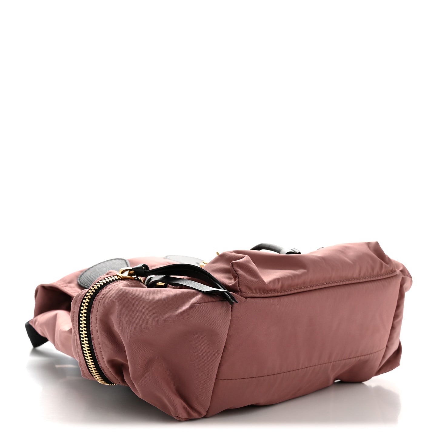 Nylon Medium Rucksack Backpack Mauve Pink