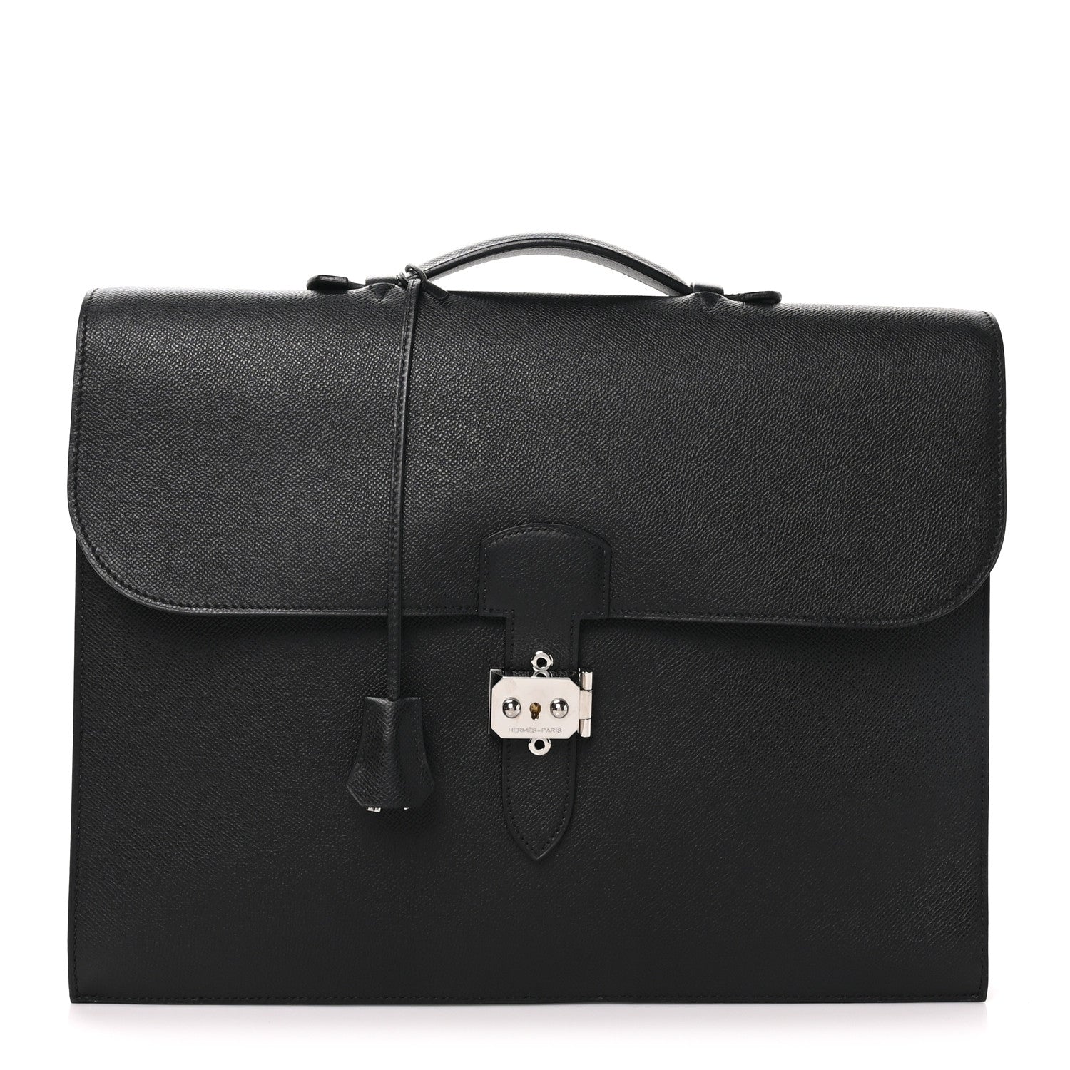 Hermes Epsom Sac A Depeches Light 1-37 Briefcase Black 1 of 10