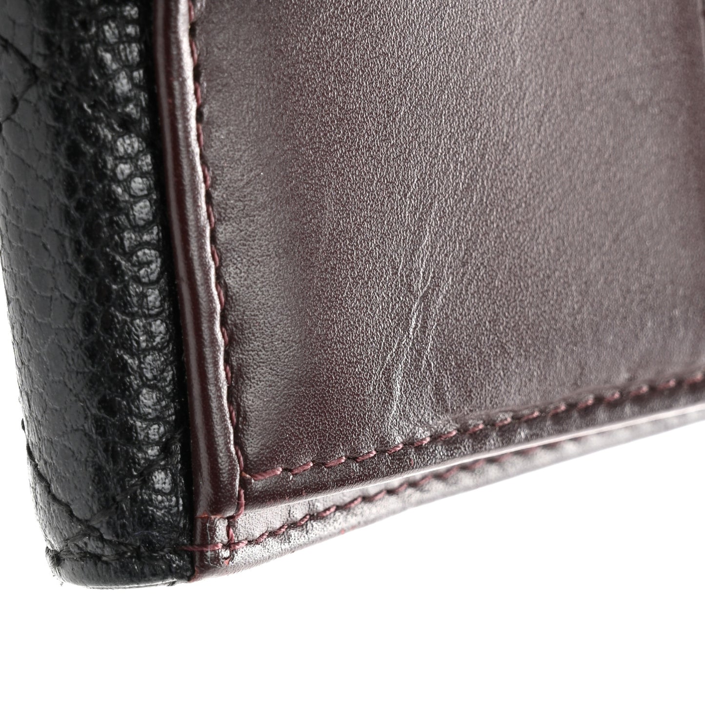 Caviar Quilted Compact French Flap Wallet Black