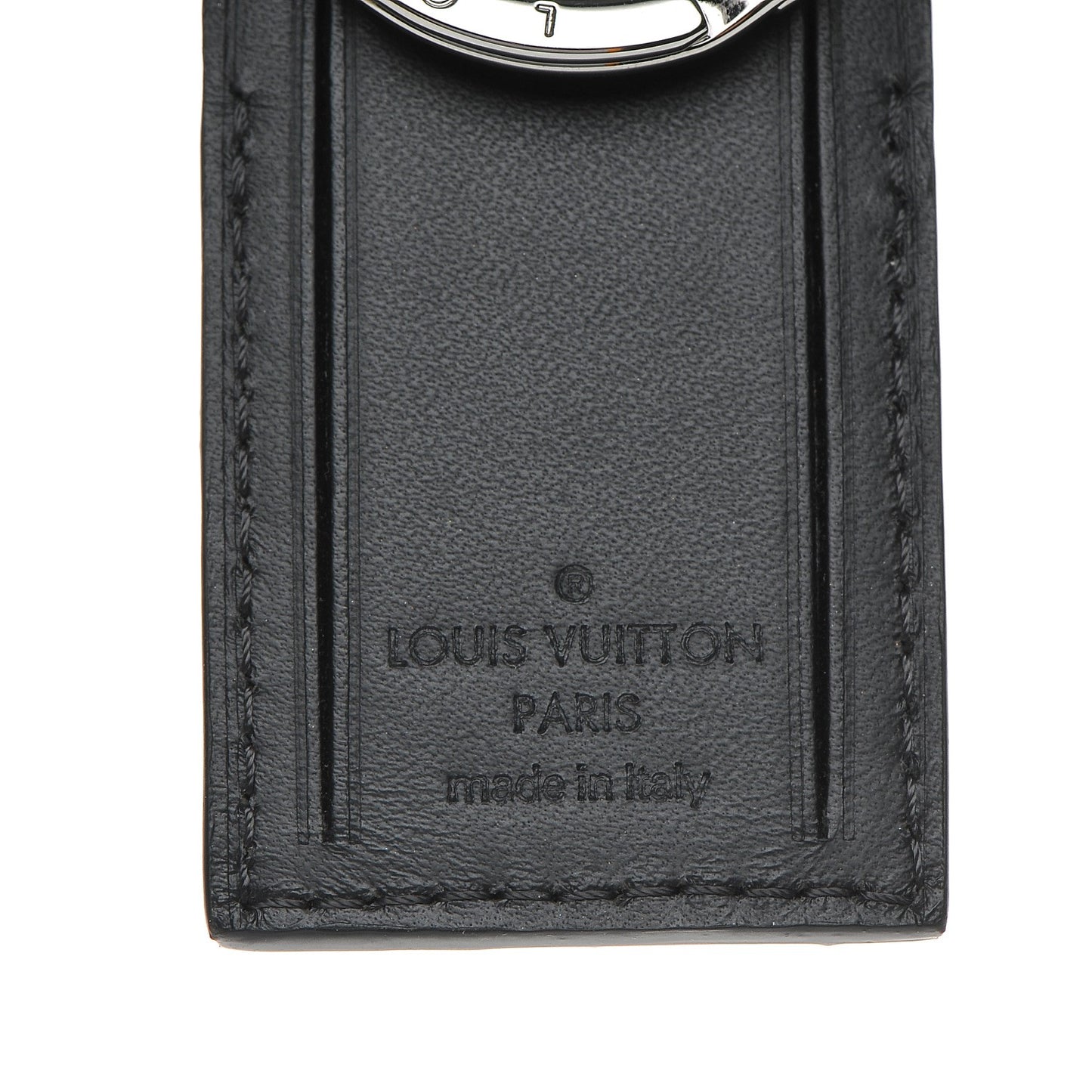 Damier Graphite My Travel Tag Bag Charm and Key Holder Burgundy