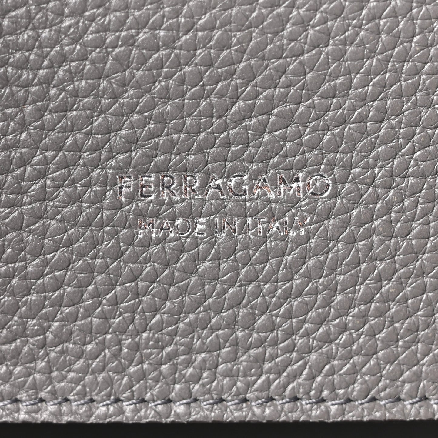Calfskin Medium Studio Soft Bag Grey
