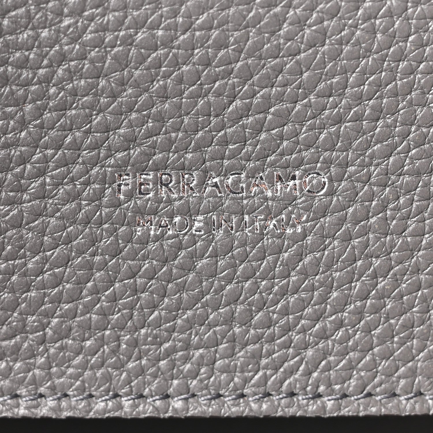 Salvatore Ferragamo Calfskin Medium Studio Soft Bag Grey 6 of 9